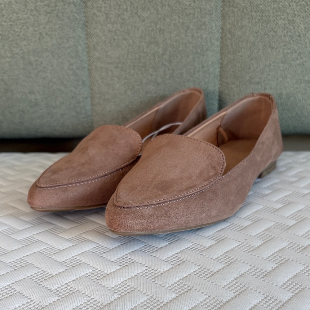 Brown Suede Loafers